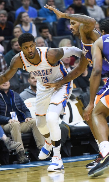 George scores 32 as Thunder roll past Suns, 118-101
